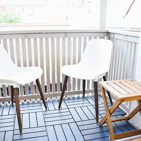 Apartmán Zentral In - 2 Gaeste - Balkon - Ruhig